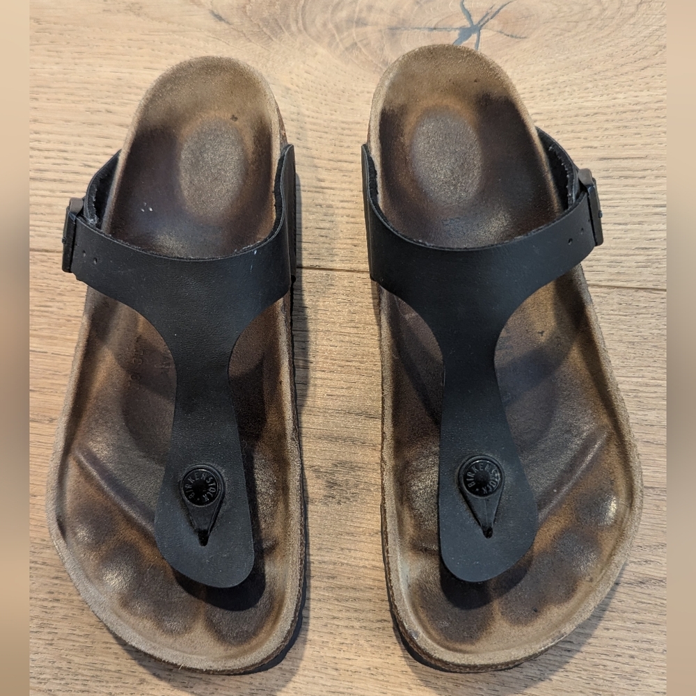 Birkenstock Gizeh black, size 37